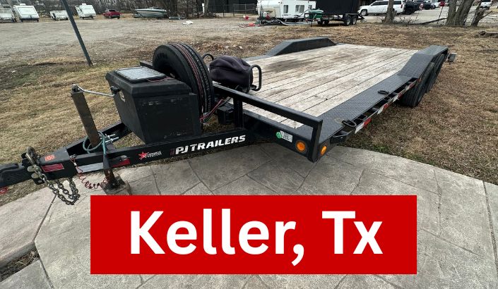 20ft Car Hauler Trailer with Winch for rent in Keller TX